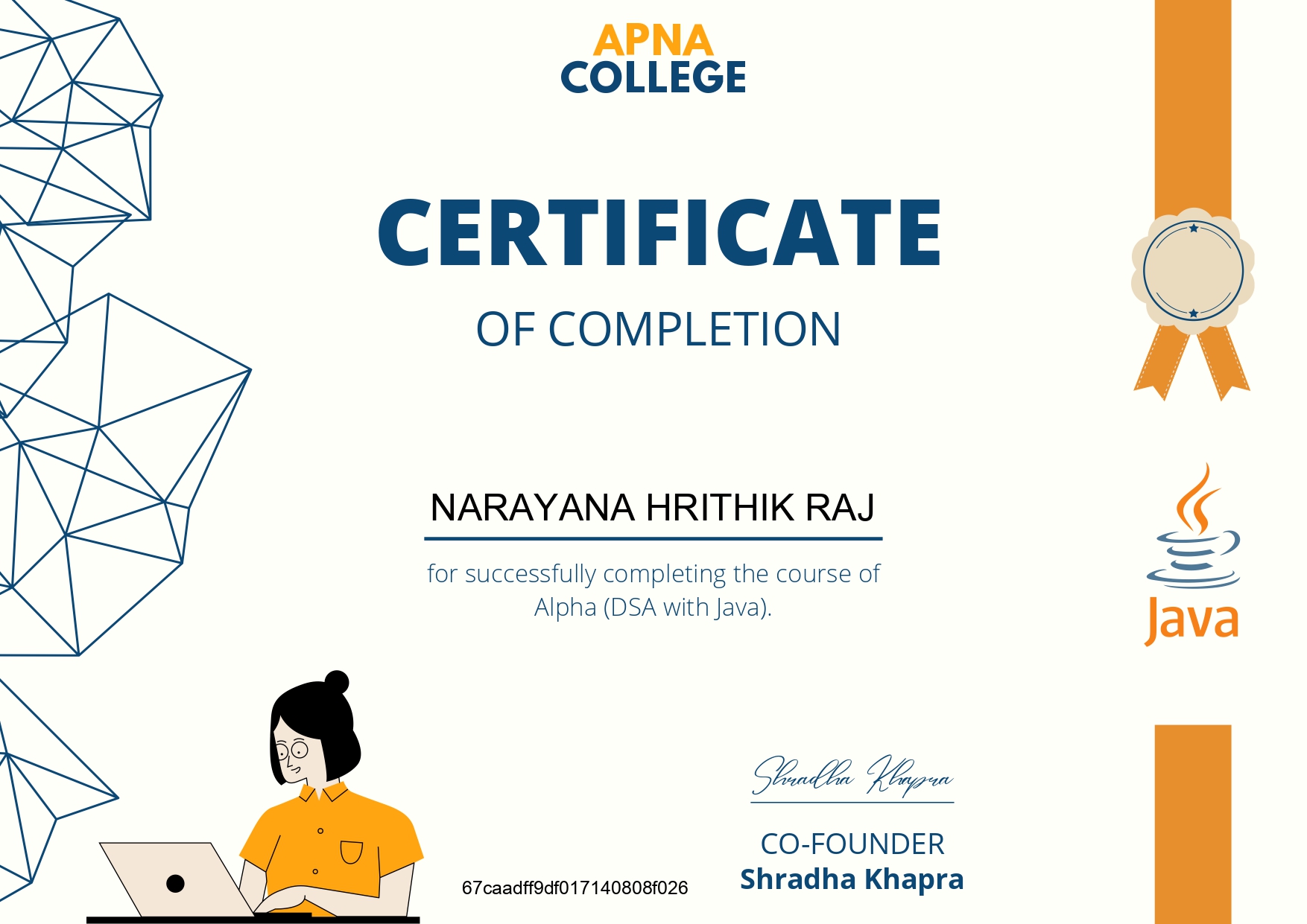 DSA with Java Certificate